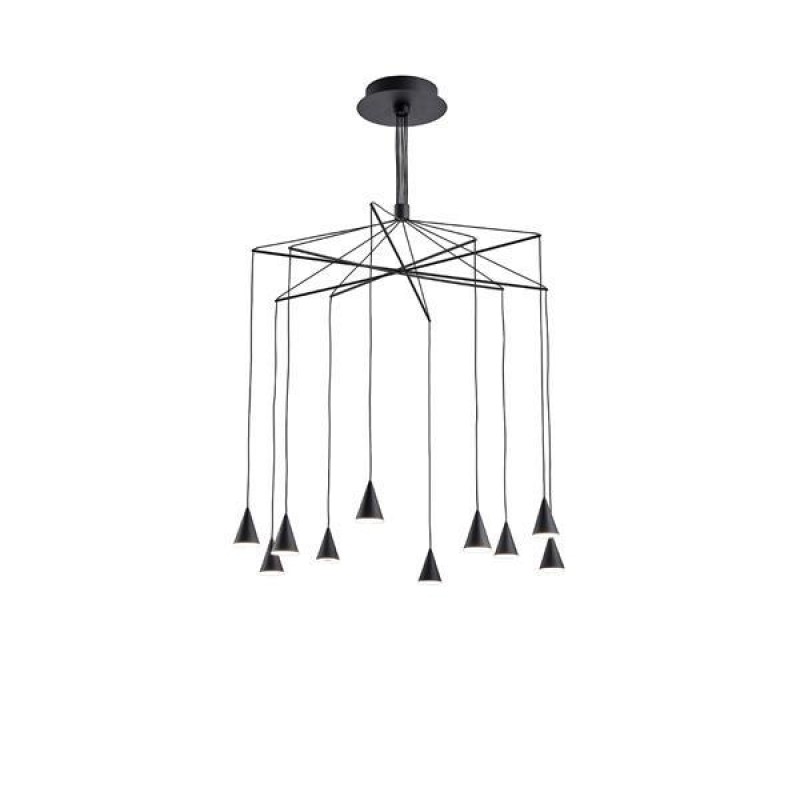 ПЕНДЕЛ LED 50W Ø800X1200MM ЧЕРЕН ARTE ILLUMINA CAMPANELLE ПЕНДЕЛ LED 50W Ø800X1200MM ЧЕРЕН ARTE ILLUMINA CAMPANELLE