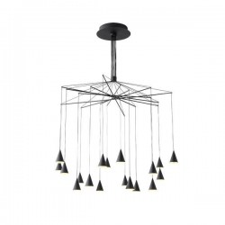 ПЕНДЕЛ ARTE ILLUMINA CAMPANELLE 90W ЧЕРЕН ПЕНДЕЛ ARTE ILLUMINA CAMPANELLE 90W ЧЕРЕН