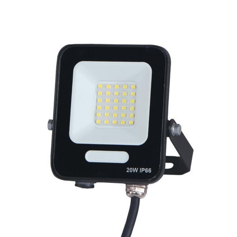 ПРОЖЕКТОР LED SMD 20W ЧЕРЕН IP66 6500K ПРОЖЕКТОР LED SMD 20W ЧЕРЕН IP66 6500K