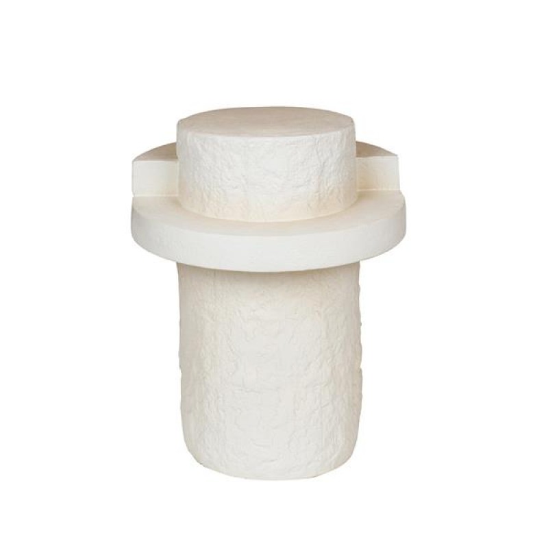 SIDE TABLE, MGO, WHITE, 45x45x54 cm 810-00003