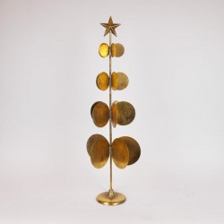 CHRISTMAS TREE, METALLIC, GOLD, 26x83cm 600-46608