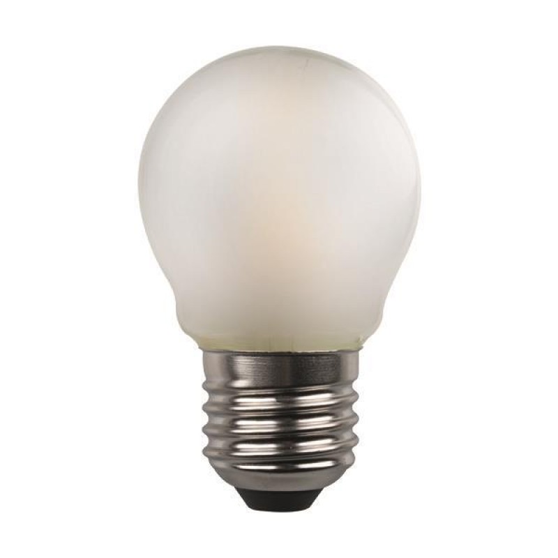 LED LAMP G45 CROSSED FILAMENT 4.5W E27 3000K 220-240V FROST 147-78264