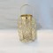 LANTERN,  METAL, GOLD, 20x27cm 819-00251