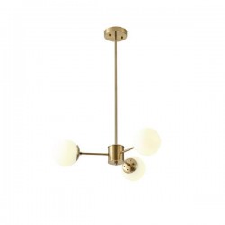 ПЕНДЕЛ ARTE ILLUMINA ORBA 3XΕ27 620X730MM БЯЛ