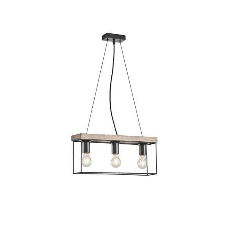 ПЕНДЕЛ ARTE ILLUMINA MULTIPLA 3XΕ27 ЧЕРЕН