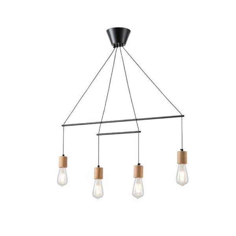 ПЕНДЕЛ С 4 КРУШКИ EDISON ПЕНДЕЛ С 4 КРУШКИ EDISON