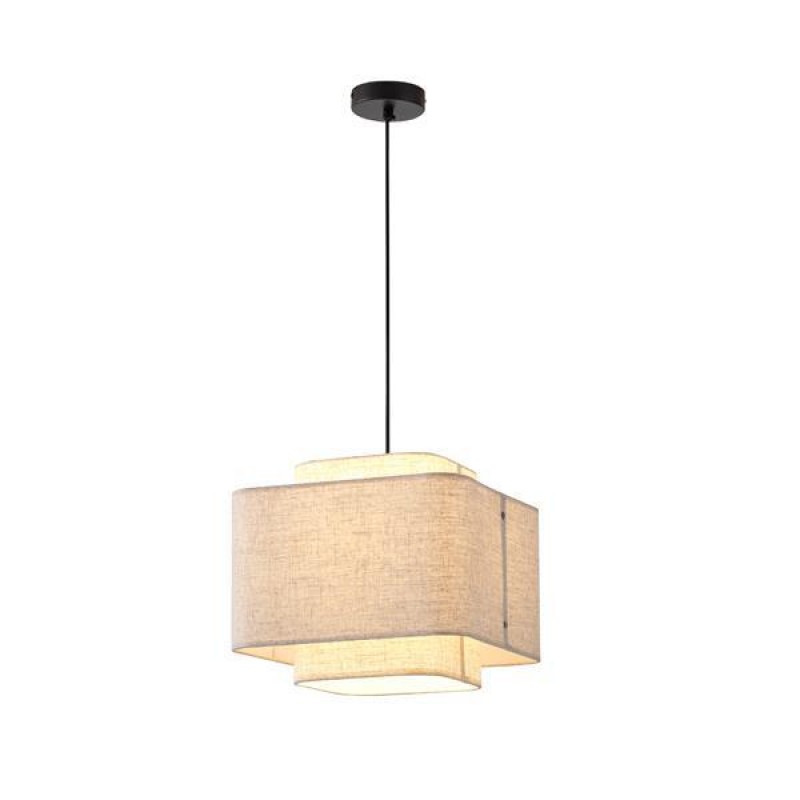 ВИСЯЩА ЛАМПА ПЛАТ 1XΕ27 МАКС 60W БЕЖОВ Ø320X1090MM BEIGE ВИСЯЩА ЛАМПА ПЛАТ 1XΕ27 МАКС 60W БЕЖОВ Ø320X1090MM BEIGE