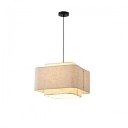 ПЕНДЕЛ ТЪКАН 1XΕ27 MAX 60W БЕЖОВ Ф400Х1090MM BEIGE ARTE ILLUMINA LOFT