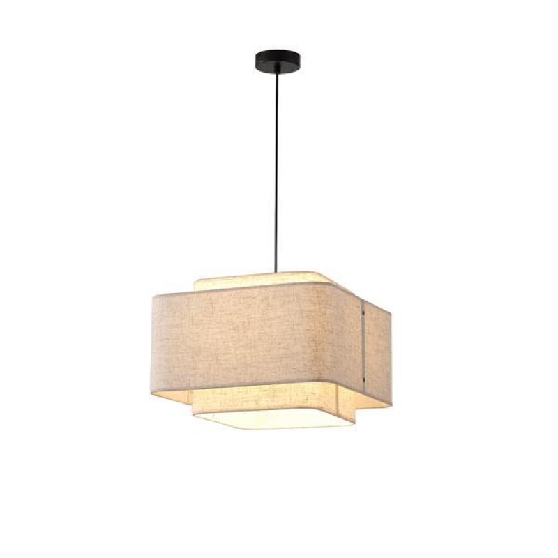 ПЕНДЕЛ ТЪКАН 1XΕ27 MAX 60W БЕЖОВ Ф400Х1090MM BEIGE ARTE ILLUMINA LOFT