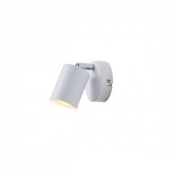 СПОТ БЯЛ МЕТАЛИК 1XGU10 MAX 7W 135X80X95MM ARTE ILLUMINA OLYMP СПОТ БЯЛ МЕТАЛИК 1XGU10 MAX 7W 135X80X95MM ARTE ILLUMINA OLYMP