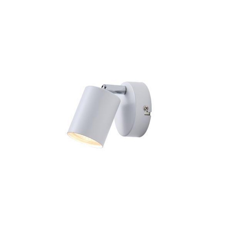 СПОТ БЯЛ МЕТАЛИК 1XGU10 MAX 7W 135X80X95MM ARTE ILLUMINA OLYMP СПОТ БЯЛ МЕТАЛИК 1XGU10 MAX 7W 135X80X95MM ARTE ILLUMINA OLYMP