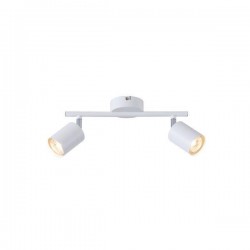 СПОТ БЯЛ 2XGU10 METALLIC ARTE ILLUMINA OLYMP СПОТ БЯЛ 2XGU10 METALLIC ARTE ILLUMINA OLYMP