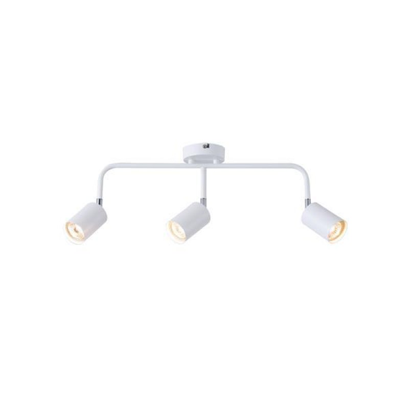 СПОТ БЯЛ 3-ЛУЧЕН МЕТАЛ 3XGU10 MAX 7W 500X90X230MM ARTE ILLUMINA OLYMP СПОТ БЯЛ 3-ЛУЧЕН МЕТАЛ 3XGU10 MAX 7W 500X90X230MM ARTE ILLUMINA OLYMP
