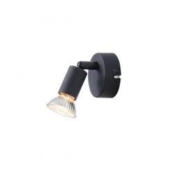 СПОТ MOVABLE METALLIC BLACK 7W СПОТ MOVABLE METALLIC BLACK 7W