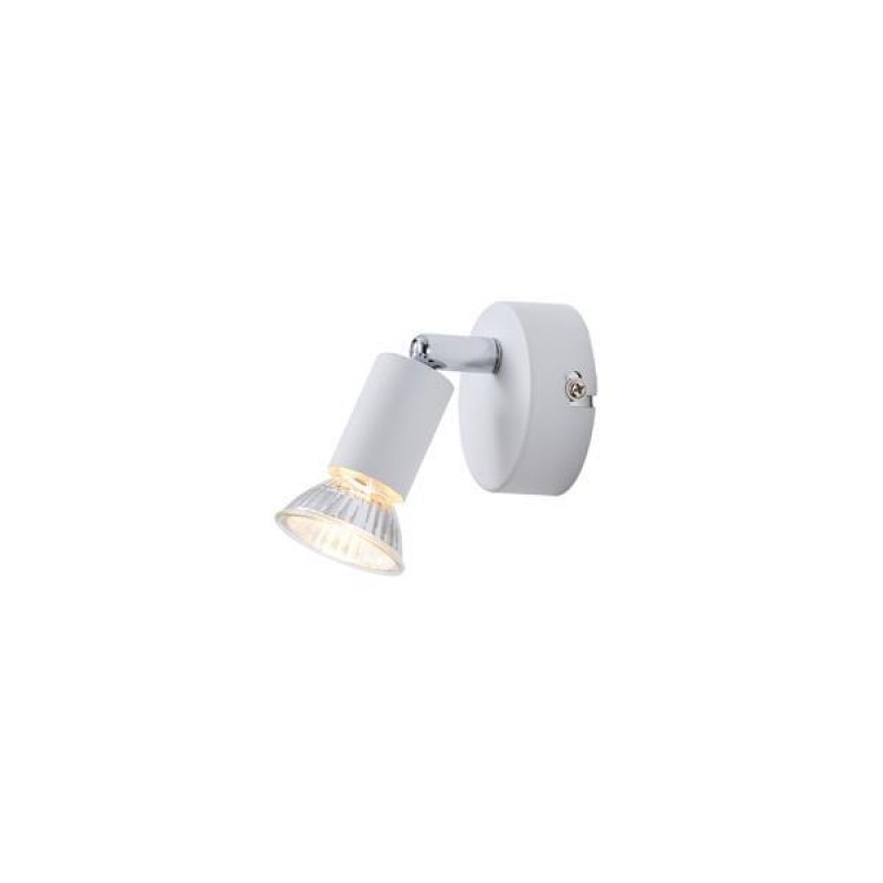 СПОТ MOVABLE METALLIC БЯЛ 1XGU10 ARTE ILLUMINA