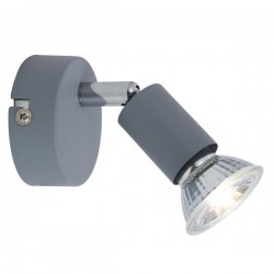 СПОТ MOVABLE METALLIC MAX 7W СИВ СПОТ MOVABLE METALLIC MAX 7W СИВ