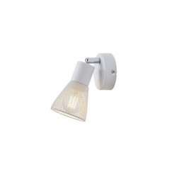 СПОТ БЯЛ С МРЕЖЕСТ АБАЖУР 1XE14 D80XH125MM ARTE ILLUMINA MESHY СПОТ БЯЛ С МРЕЖЕСТ АБАЖУР 1XE14 D80XH125MM ARTE ILLUMINA MESHY
