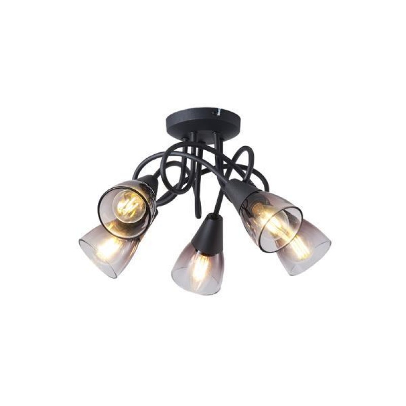 СПОТ МЕТАЛИК С ДИМЕН СТЪКЛО 5XЕ14 D380XH185MM ARTE ILLUMINA СПОТ МЕТАЛИК С ДИМЕН СТЪКЛО 5XЕ14 D380XH185MM ARTE ILLUMINA