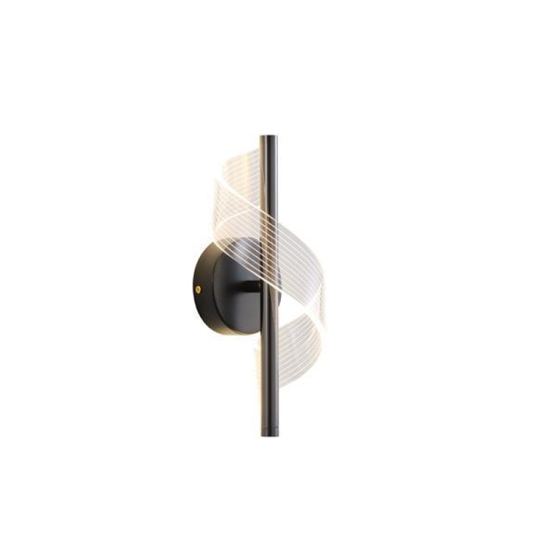 ACRYLIC WALL LIGHT FIXTURES BLACK8W 720lm 3000K 650X490mm ARTE ILLUMINA SILK 144-58008