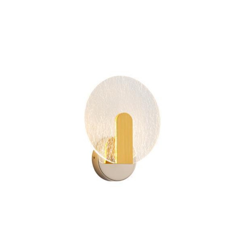ACRYLIC WALL LIGHT FIXTURES  GOLD  8W 3000K 720lm 520X440mm  ARTE ILLUMINA VOLET 144-58014
