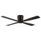 DECORATIVE FAN BLACK 4 BLADES WITH CONTROL Φ122 58W DC MOTOR 300-25007