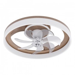 DECORATIVE CEILING FAN WITH LIGHT WOOD AND TRANSPARENT COLOR Φ50 DC 20W 300-25079 DECORATIVE CEILING FAN WITH LIGHT WOOD AND TRANSPARENT COLOR Φ50 DC 20W 300-25079