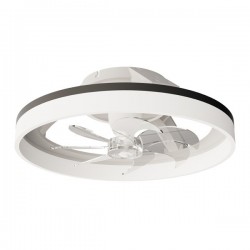 ДЕКОРАТИВЕН ТАВАНЕН ВЕНТИЛАТОР С ОСВЕТЛЕНИЕ ЧЕРЕН-ПРОЗРАЧЕН Φ50 ДЕКОРАТИВЕН ТАВАНЕН ВЕНТИЛАТОР С ОСВЕТЛЕНИЕ ЧЕРЕН-ПРОЗРАЧЕН Φ50