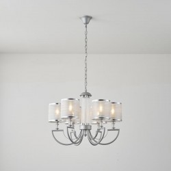ПЕНДЕЛ KRISTALLO 6X40W E14 ЧЕРЕН ПЕНДЕЛ KRISTALLO 6X40W E14 ЧЕРЕН