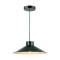 PENDANT LIGHT FIXTURES  SIMPLE  1XΕ27 MAX 15W 360X1150mm GLOSSY DARK GREEN ARTE ILLUMINA NELI 144-28507