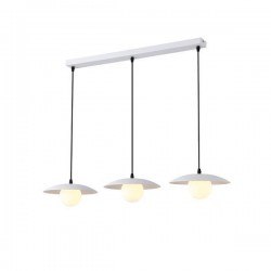 ВИСЯЩА ЛАМПА С 3 КРУШКИ G9 МАКС 25W Ф900MM БЯЛА ARTE ILLUMINA COBA CABANA ВИСЯЩА ЛАМПА С 3 КРУШКИ G9 МАКС 25W Ф900MM БЯЛА ARTE ILLUMINA COBA CABANA