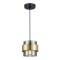 PENDANT LIGHTS FIXTURE 1XE27 180X1205mm Max 15W BLACK GOLD ARTE ILLUMINA RELIAC 144-28540