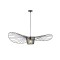 PENDANT LIGHT FIXTURES  1XE27  Max 15W 1000X1000X1270mm METAL/BLACK ARTE ILLUMINA OGGI 144-46021