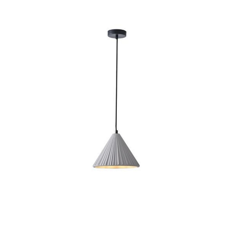 ВИСЯЩА ЛАМПА СИВА МАЗИЛКА 1XE27 MAX 15W 240X240X210MM