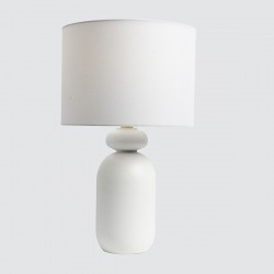 TABLE LAMP, METAL, WHITE, 25.5x43cm 814-40011