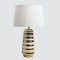 TABLE LAMP, CERAMIC, LIGHT GREY-WHITE, 33x54cm 814-50021