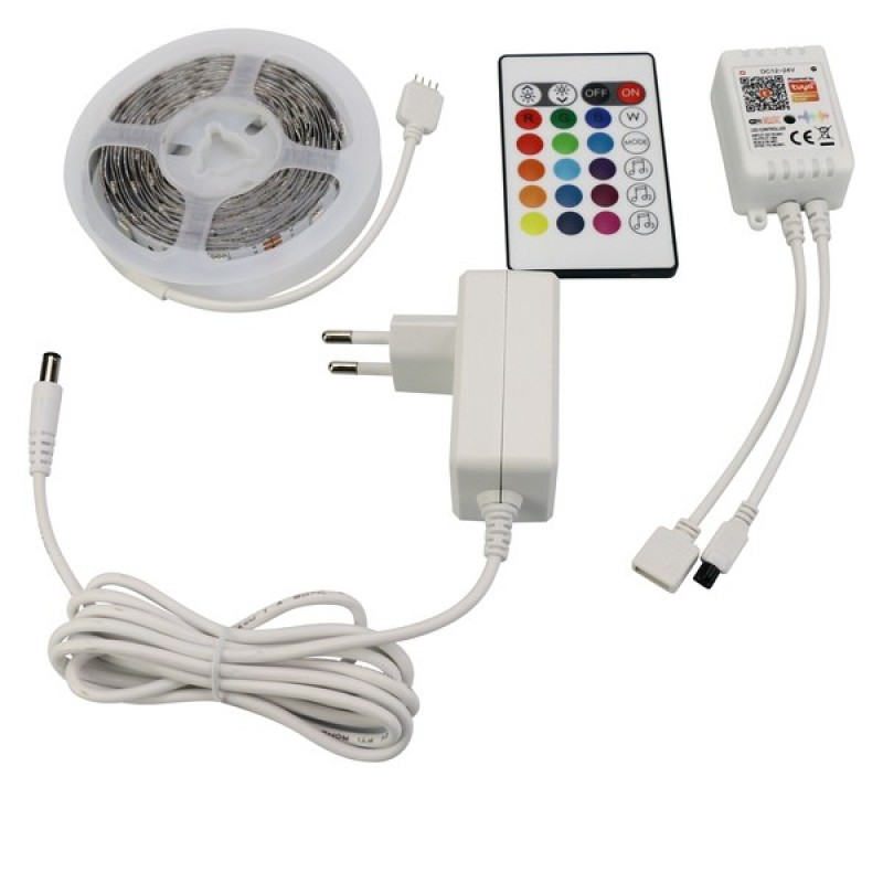 LED ЛЕНТА RGB 3М С КОНТРОЛЕР И ЗАХРАНВАНЕ LED ЛЕНТА RGB 3М С КОНТРОЛЕР И ЗАХРАНВАНЕ