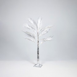 ДЪРВО ПАПРАТ СРЕБЪРНИ ЛИСТА 1,2M С 80 LED