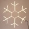 SNOWFLAKE, 5m NEON LED ROPE LIGHT, 2-WAY, WARM WHITE LED, 59x50cm, IP44 600-23115