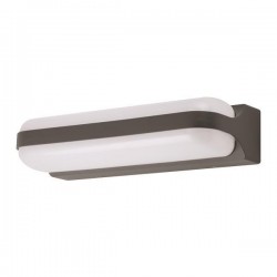 WALL LIGHT FIXTURES LED OVAL 13W 240X105X55 3000K IP65 GREY PRO ARTE ILLUMINA 145-20206