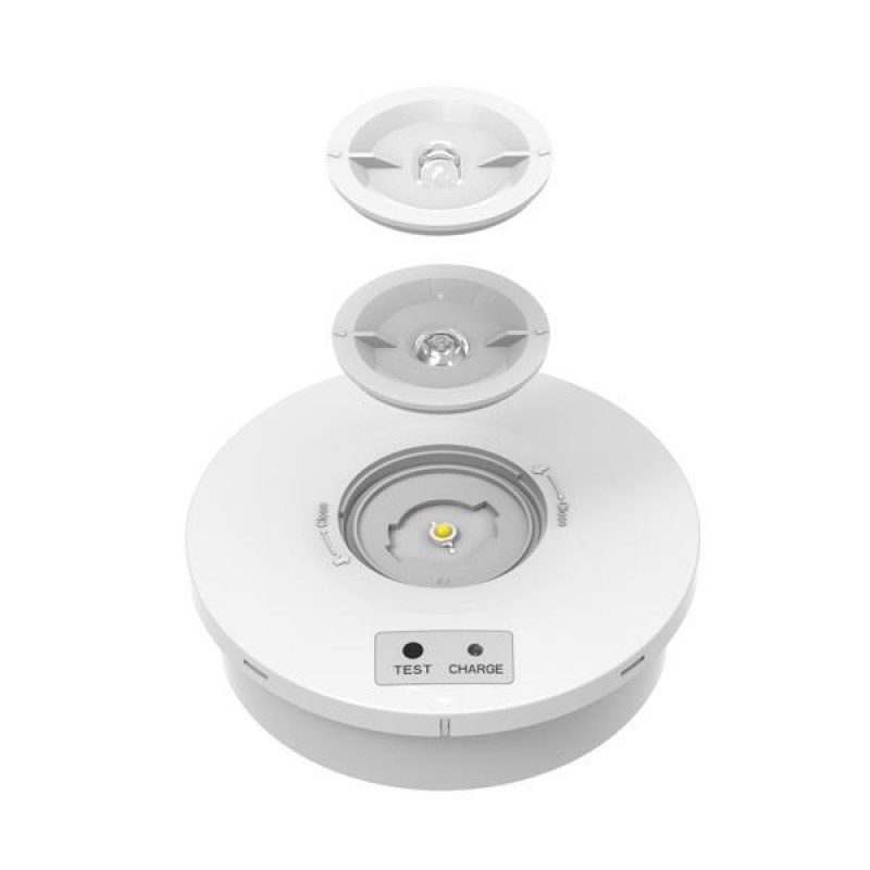 АВАРИЙНО ОСВЕТЛЕНИЕ ЗА СТЕНА И ТАВАН 2W IP65