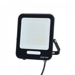 ПРОЖЕКТОР LED SMD 100W ЧЕРЕН IP66 3000K PLUS