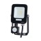 PROJECTOR LED SMD WITH ROTADED MOVEMENT DETECTOR 10W BLACK IP54 3000K PLUS 147-69062
