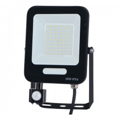 PROJECTOR LED SMD WITH ROTADED MOVEMENT DETECTOR 50W BLACK IP54 3000K PLUS 147-69071 PROJECTOR LED SMD WITH ROTADED MOVEMENT DETECTOR 50W BLACK IP54 3000K PLUS 147-69071