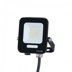PROJECTOR LED SMD 10W BLACK IP66 3000K PLUS 60cm CABLE 147-69802 PROJECTOR LED SMD 10W BLACK IP66 3000K PLUS 60cm CABLE 147-69802