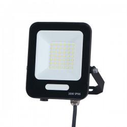 PROJECTOR LED SMD 30W BLACK IP66 3000K PLUS 60cm CABLE 147-69806 PROJECTOR LED SMD 30W BLACK IP66 3000K PLUS 60cm CABLE 147-69806