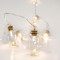 LED ЛЕНТА С БАТЕРИЯ, 10 LED 5MM, ТОПЛО БЯЛА С БУРКАНЧЕТА