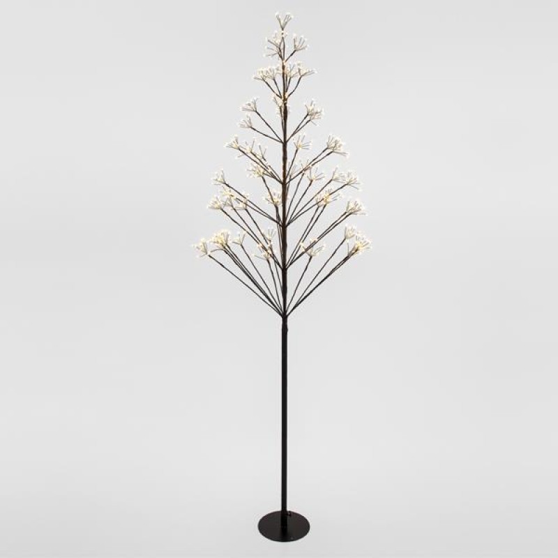TREE, 400 WARM WHITE LED AND 250 FLASH LED, WITH TRANSFORMER, 180cm, IP44 600-30574