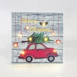 CANVAS PICTURE WITH CARS DESIGN, 25X25X3cm, WITH 15 LED, BATTERY OPERATED 600-41504 CANVAS PICTURE WITH CARS DESIGN, 25X25X3cm, WITH 15 LED, BATTERY OPERATED 600-41504