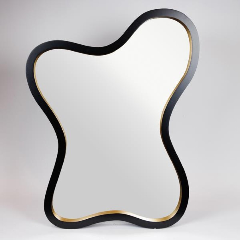ОГЛЕДАЛО ДЪРВЕНО - MDF ЧЕРНО - ЗЛАТНО 68.8X90.4 CM ОГЛЕДАЛО ДЪРВЕНО - MDF ЧЕРНО - ЗЛАТНО 68.8X90.4 CM