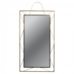 ОГЛЕДАЛО МЕТАЛНА РАМКА ЗЛАТИСТ 60X120 СМ